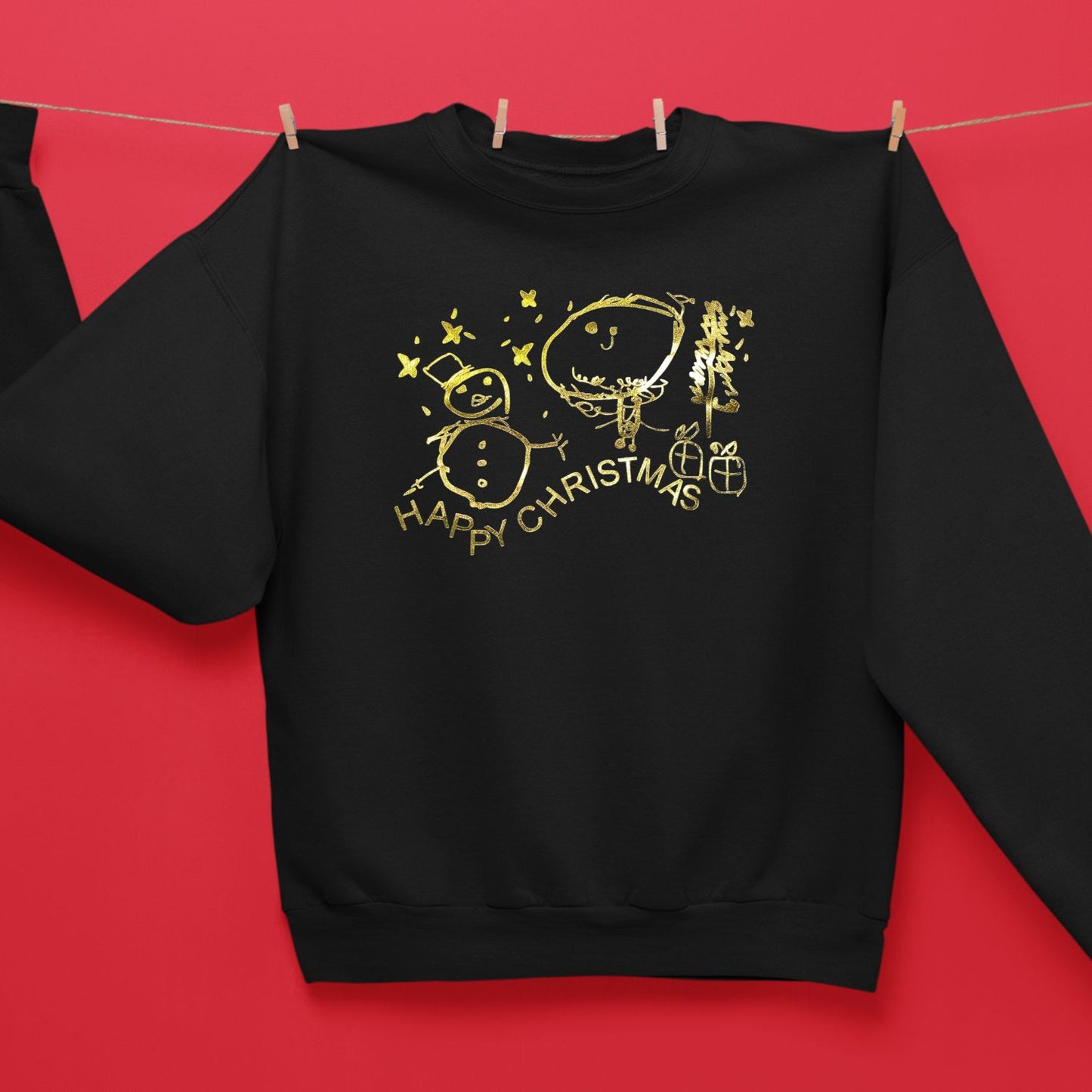 Kids draw your own Christmas jumper