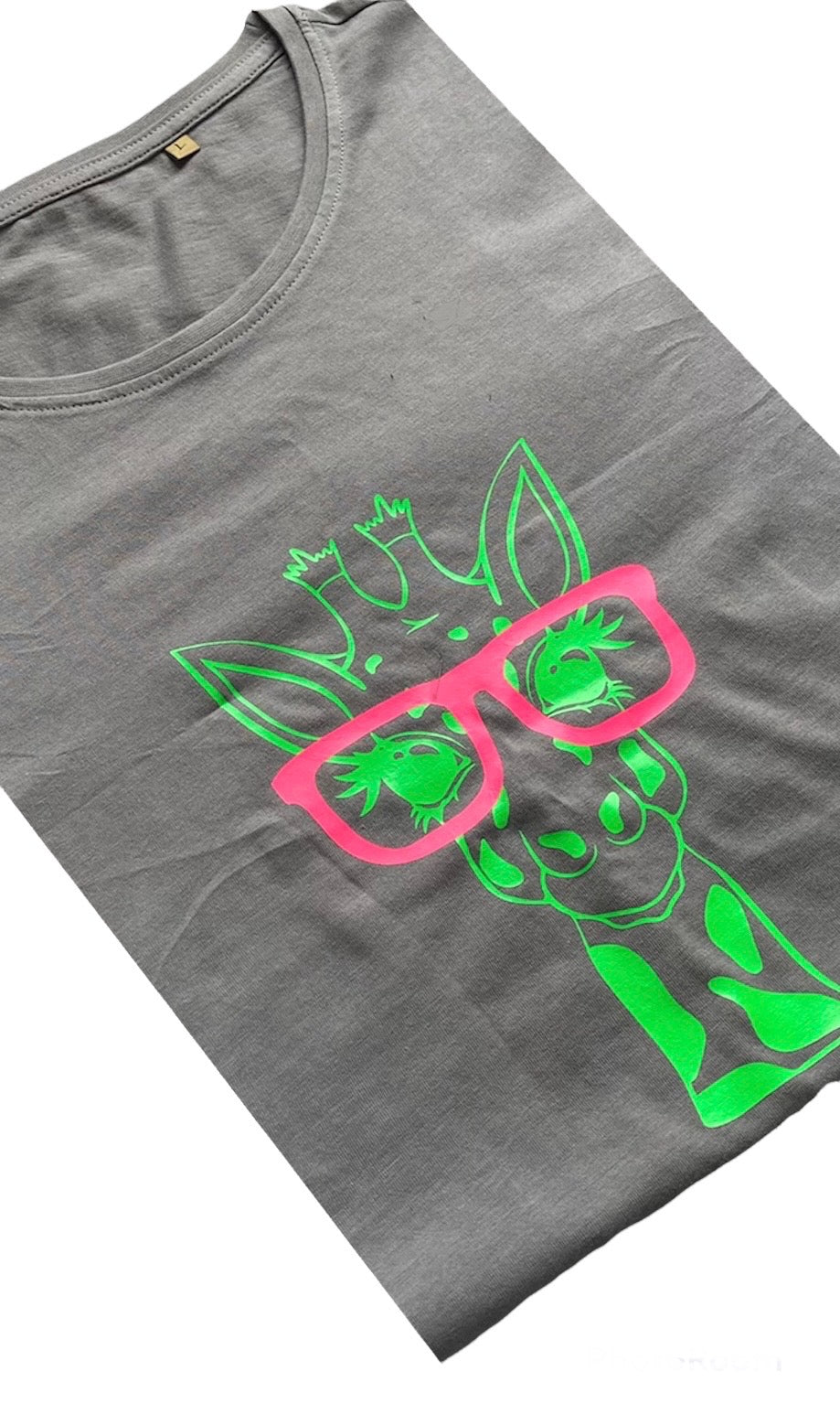 Women’s light grey organic cotton t-shirt