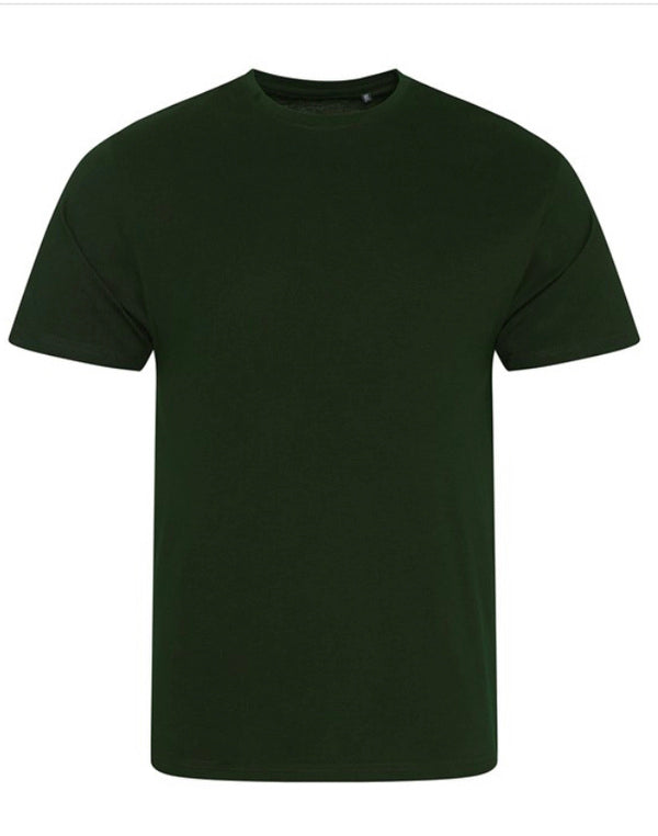 Bottle green organic t-shirt
