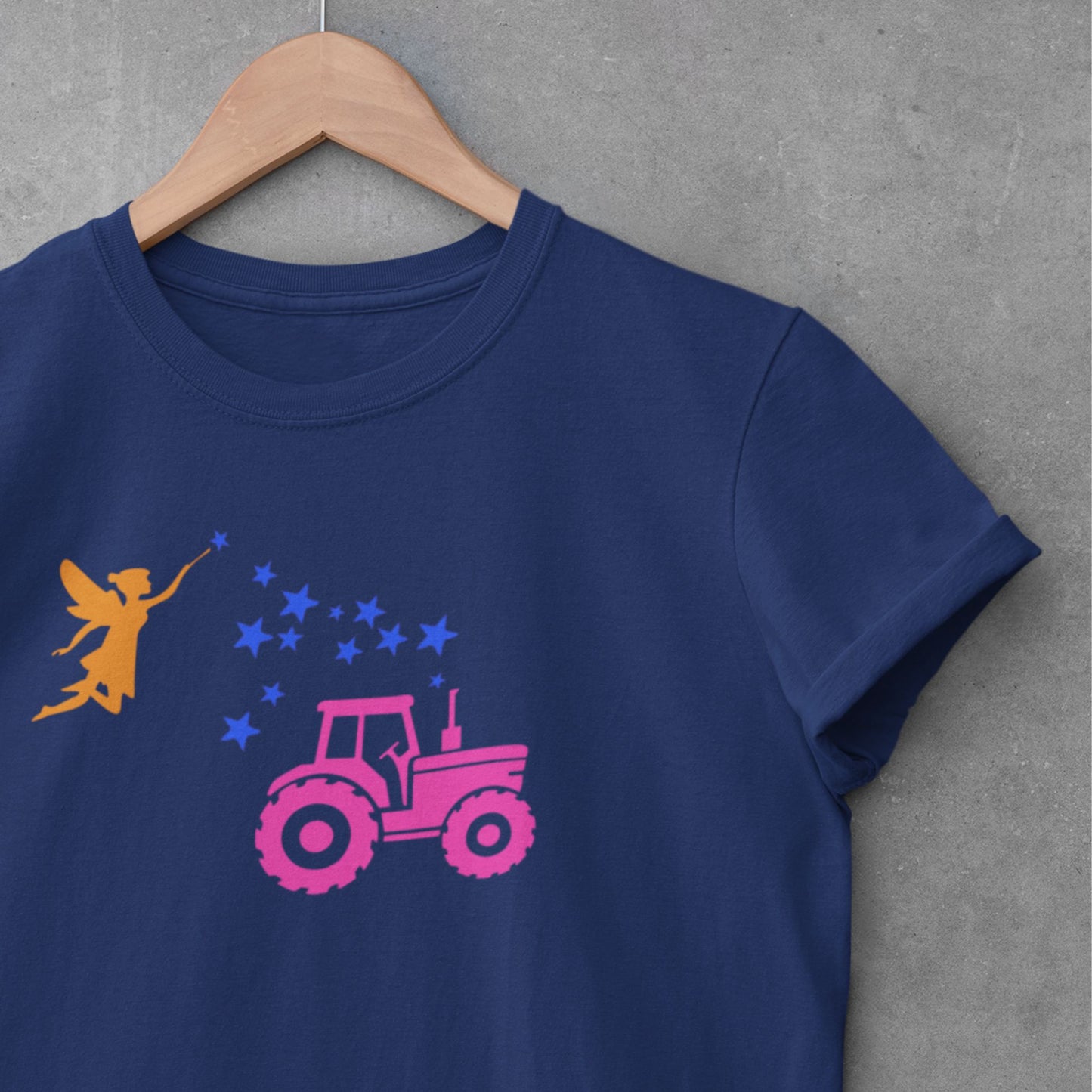 Personalised tractor t-shirt with your child's age