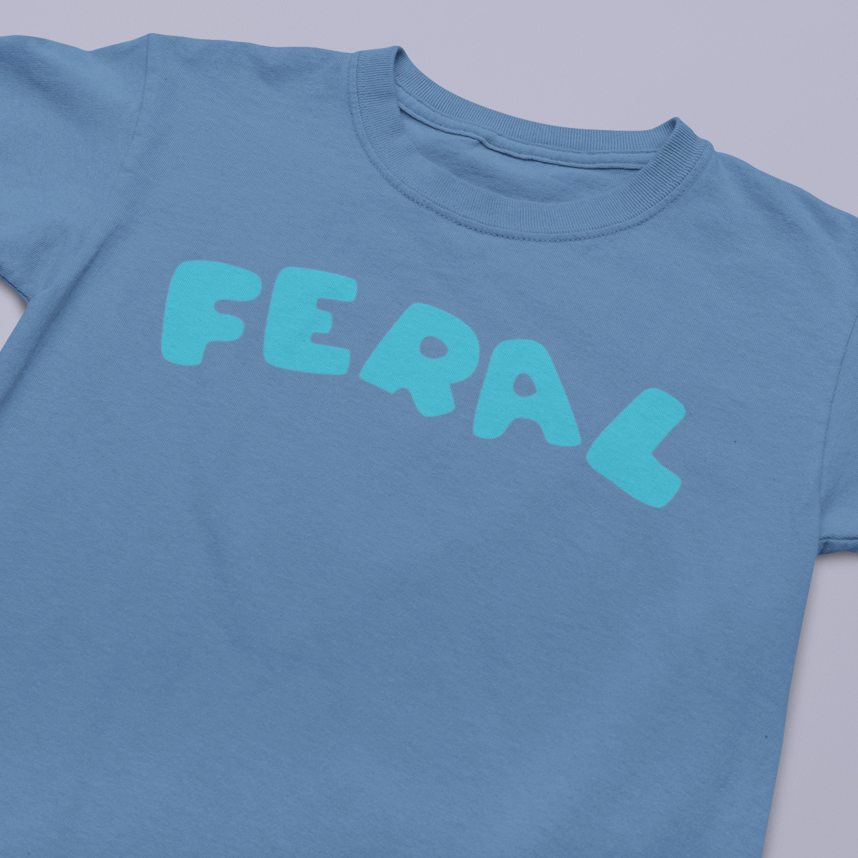 Unisex children’s cotton FERAL T-shirt
