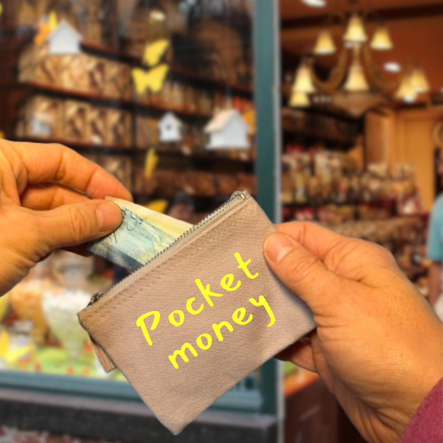 Pocket Money Coin Purse Kids Mini Zip Pouch