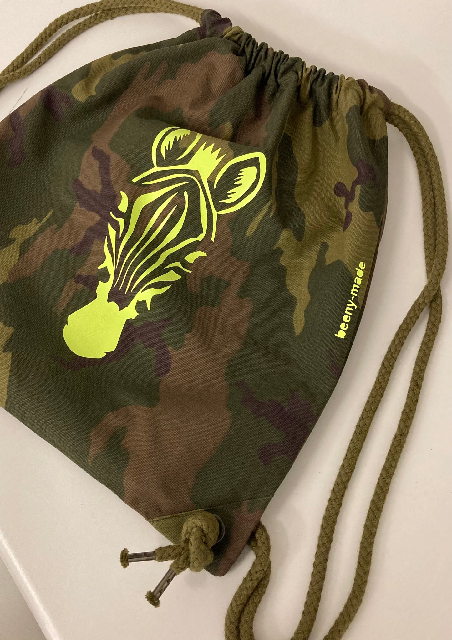 Camouflage gym bag